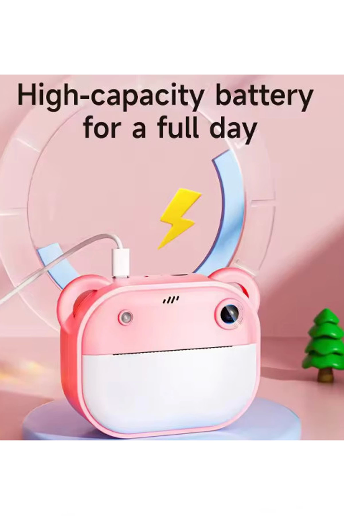 Dijital Video Kayıt Fotoğraf Çocuk Kamerası Anlık Termal Resim Ka