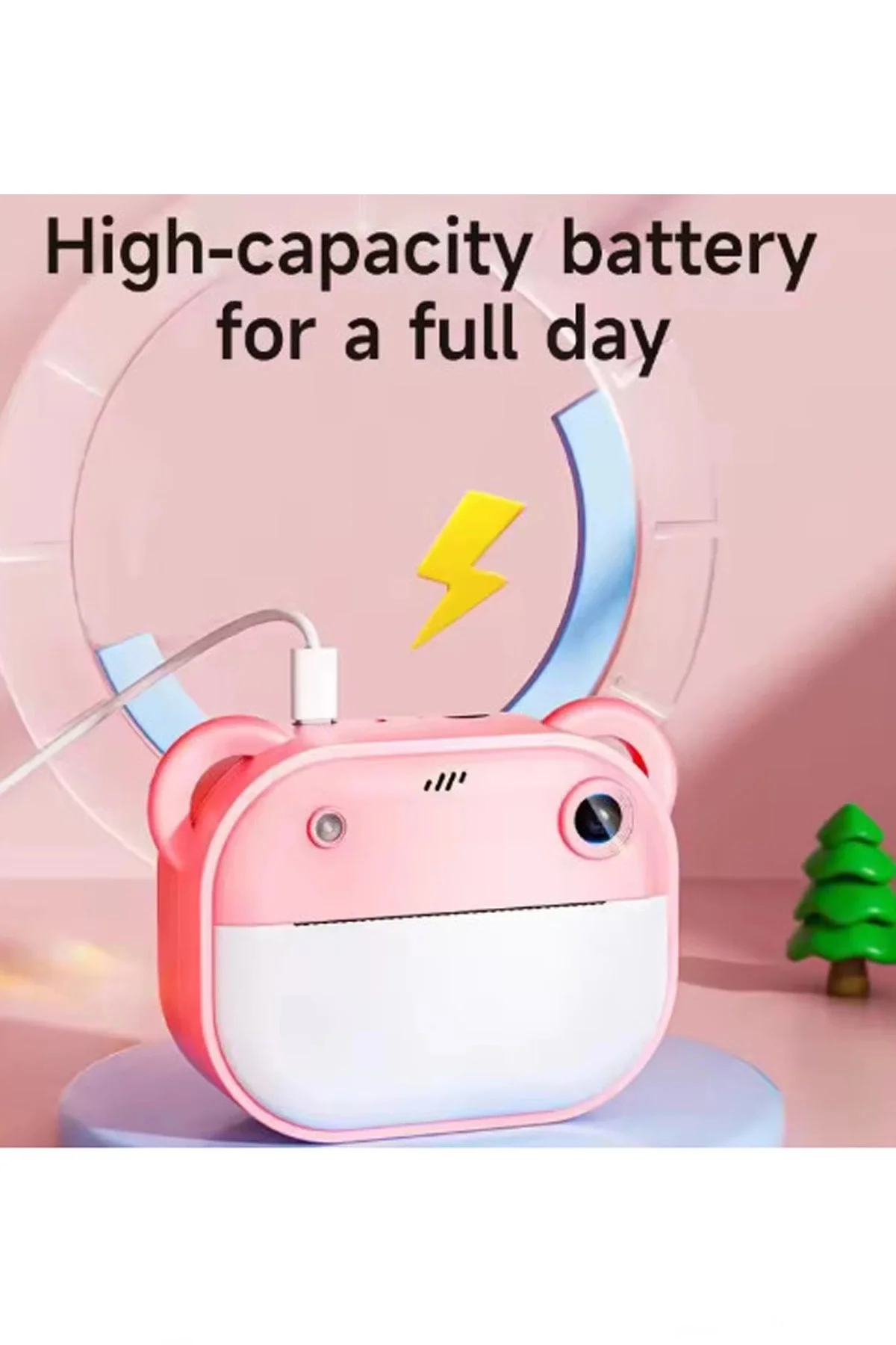 Dijital Video Kayıt Fotoğraf Çocuk Kamerası Anlık Termal Resim Ka