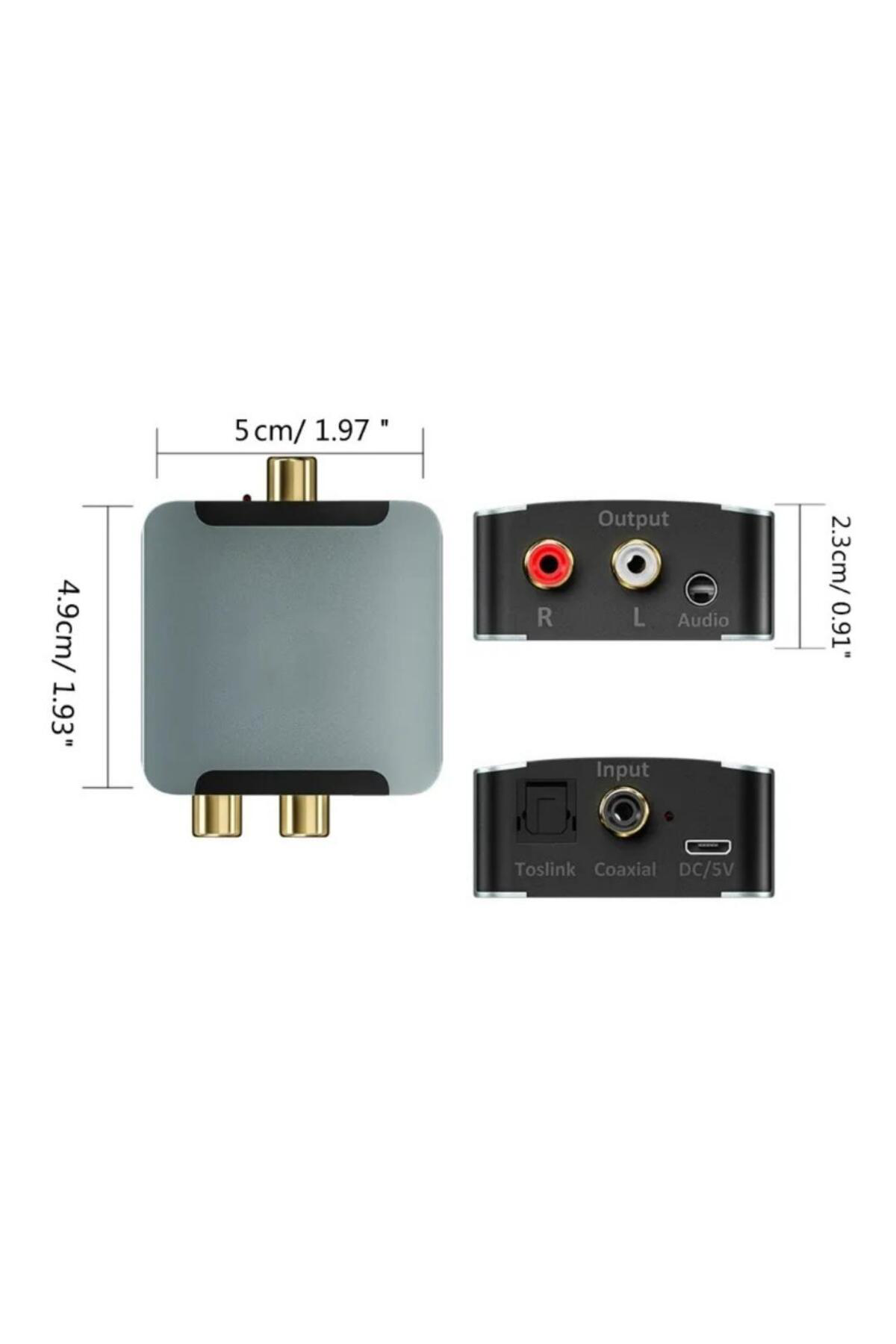 Pmr Dijitalden Analog’A Ses Dönüştürücü | 192Khz Dac | Optik & Koaksi