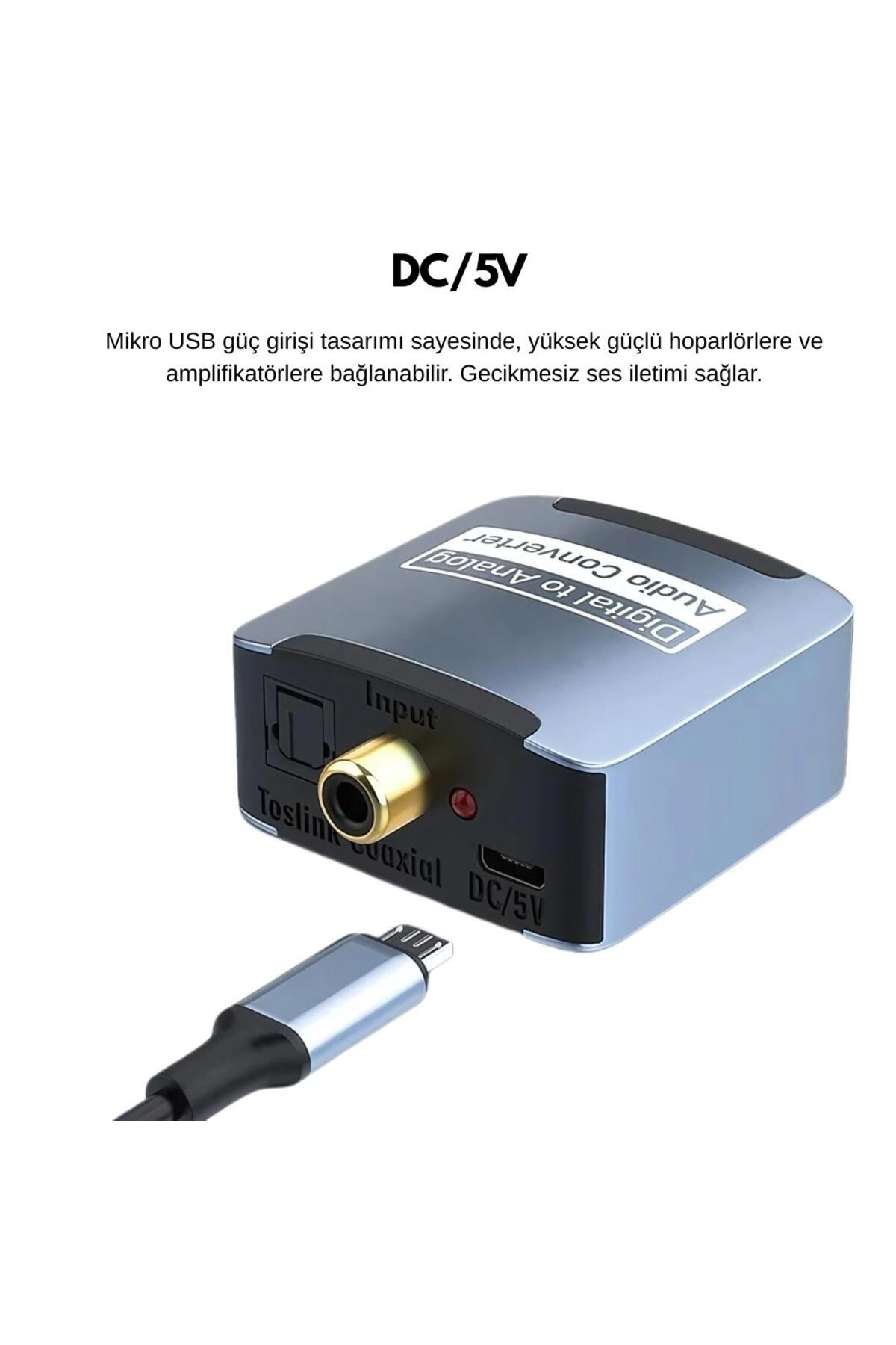 Pmr Dijitalden Analog’A Ses Dönüştürücü | 192Khz Dac | Optik & Koaksi
