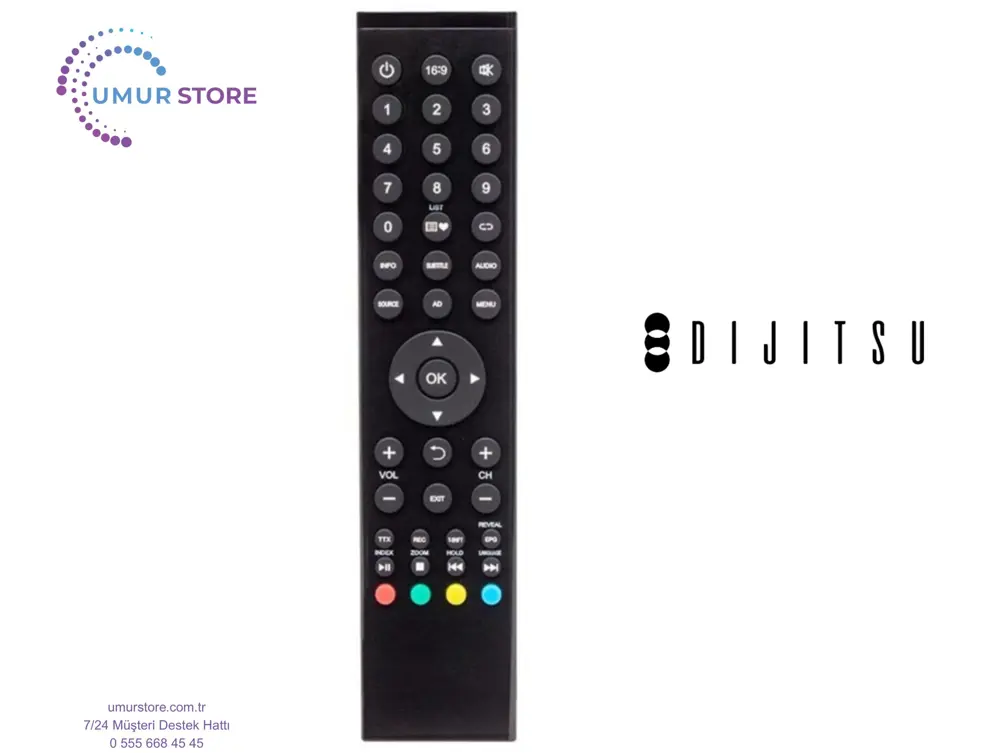 Dijitsu 43d7000 Uyumlu Lcd Led Televizyon Kumandası Dijitsu 43d7000 Uyumlu Lcd Led Televizyon Kumandası