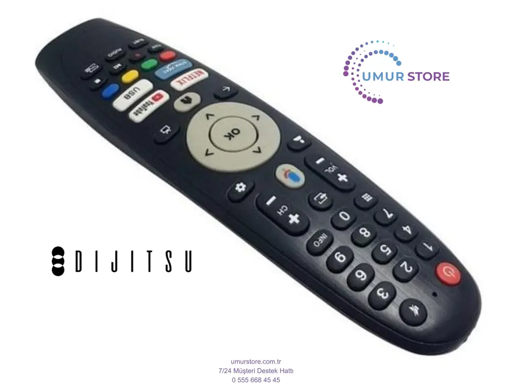 Dijitsu 50DG22000 4K Google Televizyon Kumandası-Mikrofonsuz