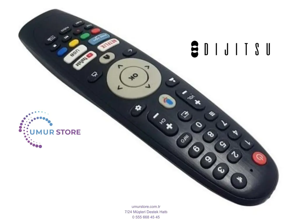 Dijitsu 65DG22000 4K Google Televizyon Kumandası-Mikrofonsuz Dijitsu 65DG22000 4K Google Televizyon Kumandası-Mikrofonsuz