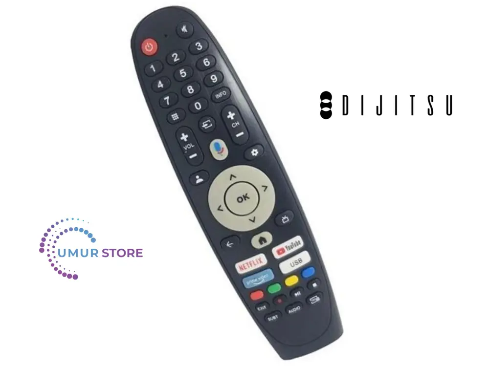 Dijitsu 65DG22000 4K Google Televizyon Kumandası-Mikrofonsuz Dijitsu 65DG22000 4K Google Televizyon Kumandası-Mikrofonsuz