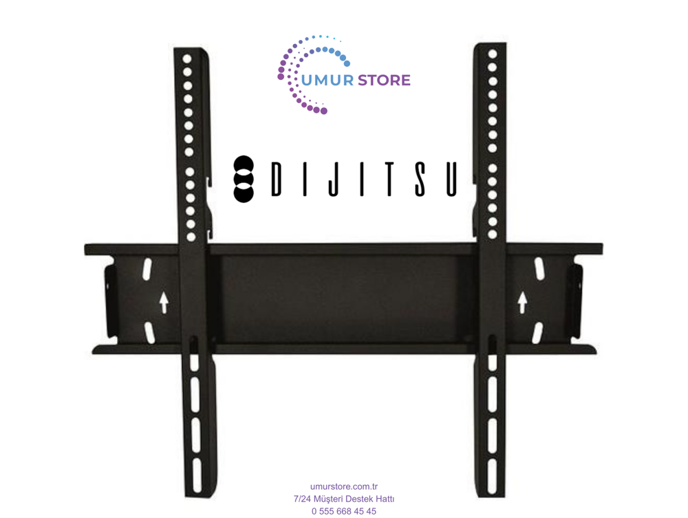 Dijitsu 70” inç 177 cm Uyumlu Televizyon Sabit Askı Aparatı Dijitsu 70” inç 177 cm Uyumlu Televizyon Sabit Askı Aparatı