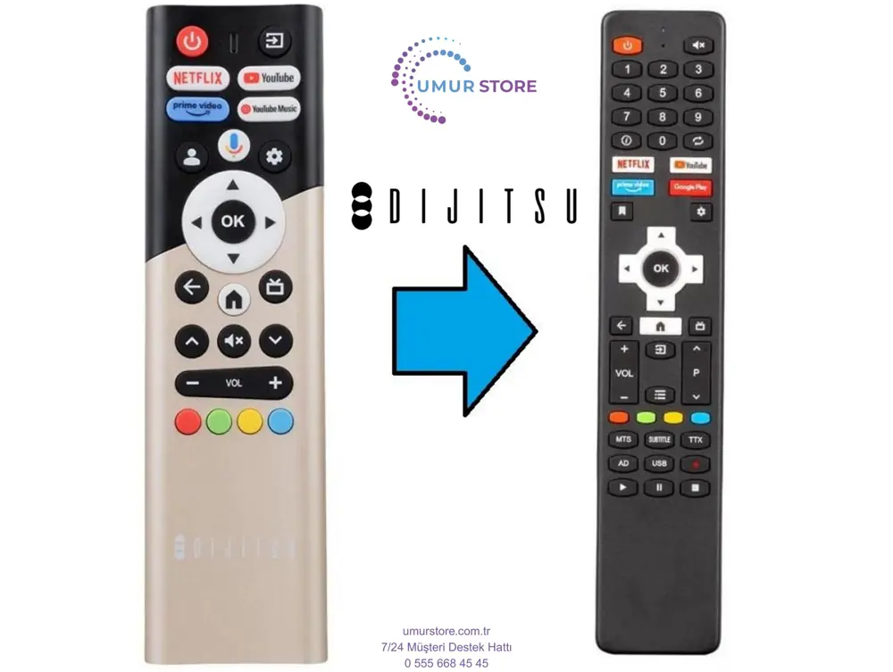 Dijitsu 75DG22000 Android Televizyon Kumandası Dijitsu 75DG22000 Android Televizyon Kumandası