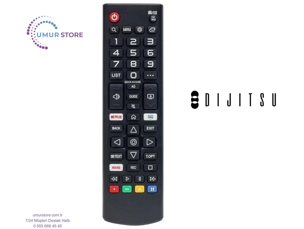 Dijitsu 75dw9900 Webos Smart Televizyon Kumandası-Mikrofonsuz Dijitsu 75dw9900 Webos Smart Televizyon Kumandası-Mikrofonsuz