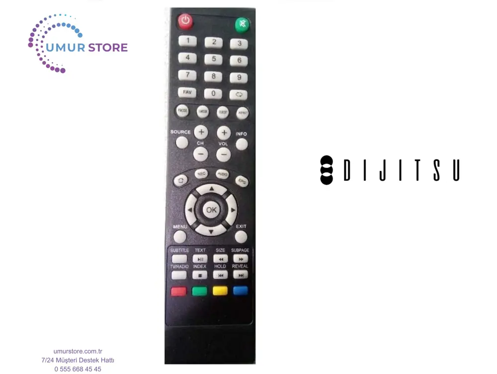 Dijitsu DJTV40 Uyumlu Lcd Led Televizyon Kumandası Dijitsu DJTV40 Uyumlu Lcd Led Televizyon Kumandası