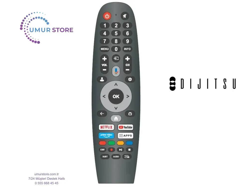 Dijitsu Uyumlu Model 100DQ38000 Mikrofonlu Google Smart Televizyo Dijitsu Uyumlu Model 100DQ38000 Mikrofonlu Google Smart Televizyo