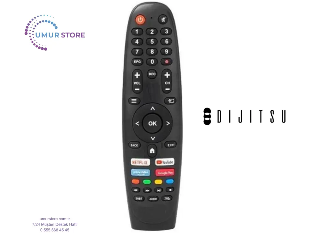 Dijitsu Uyumlu Model 32ds23000 Led Televizyon Kumandası Dijitsu Uyumlu Model 32ds23000 Led Televizyon Kumandası