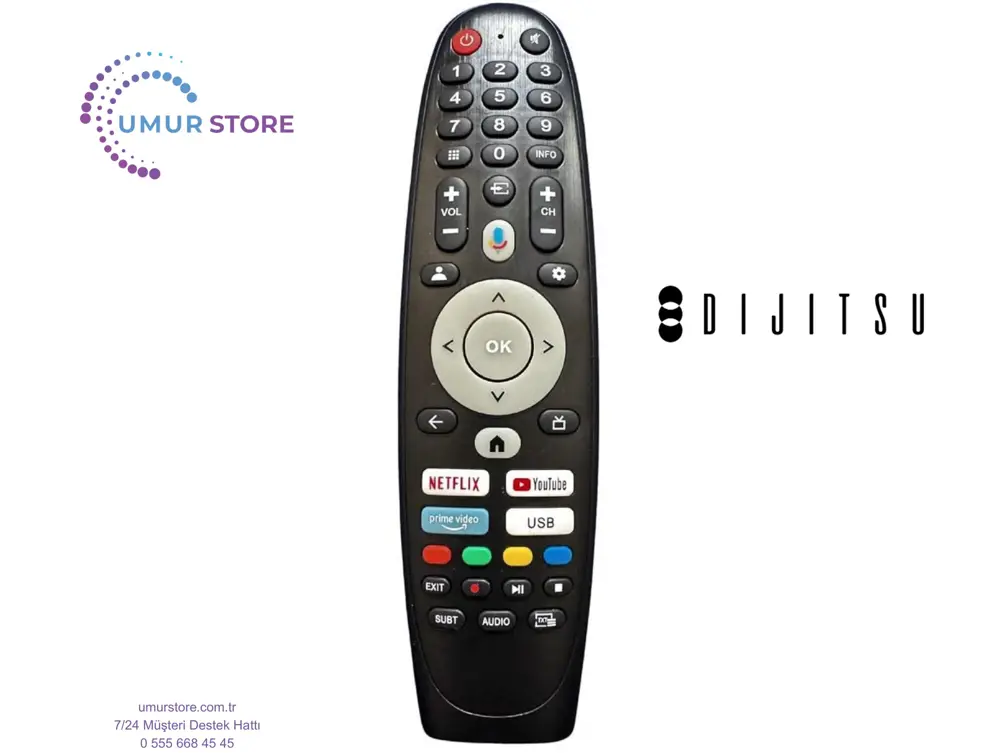 Dijitsu Uyumlu Model 43DG29000 Mikrofonlu Google Smart Televizyon