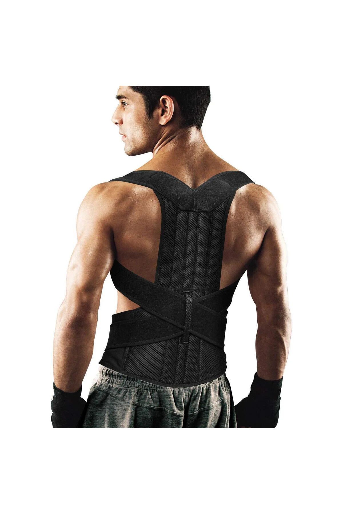 Dik Duruş Korsesi Postür Düzeltici Kamburluk Önleyici Çift Balenl