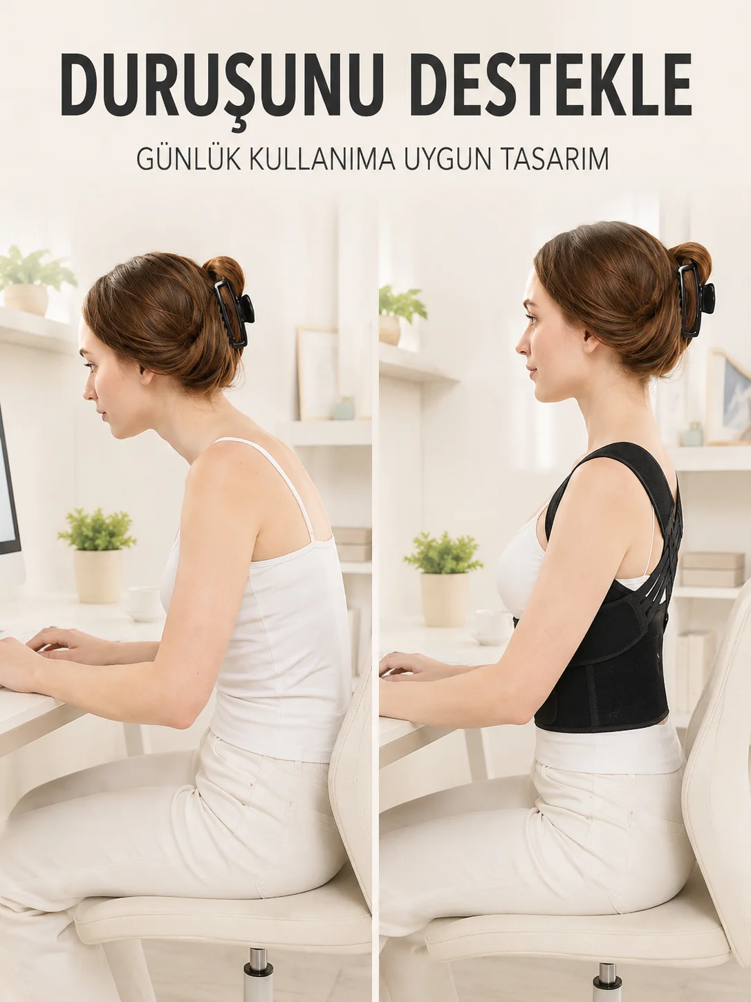 Dik Duruş ve Postür Korsesi Ayarlanabilir Çapraz Lastikli Sırt Bel Desteği Fiyatı, Yorumları ve Özellikleri