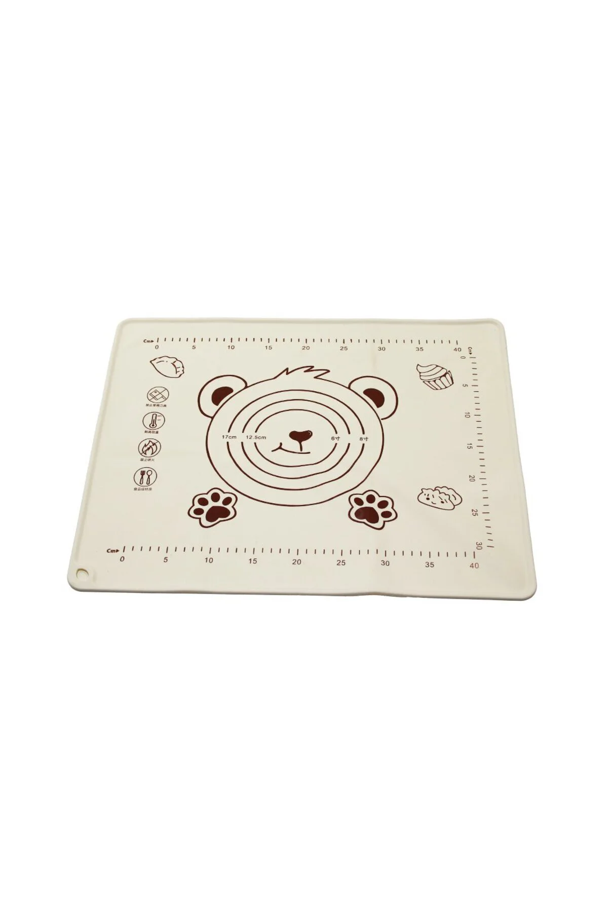 DİKDÖRTGEN 40X50CM RENKLİ SİLİKON HAMUR MATI ÖLÇEK ÇİZİMLİ 240GR 