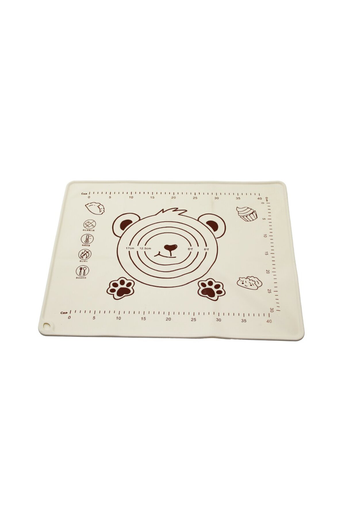 Ok Aksesuar Dikdörtgen 40X50cm Renkli Silikon Hamur Mati Ölçek Çizimli 240Gr