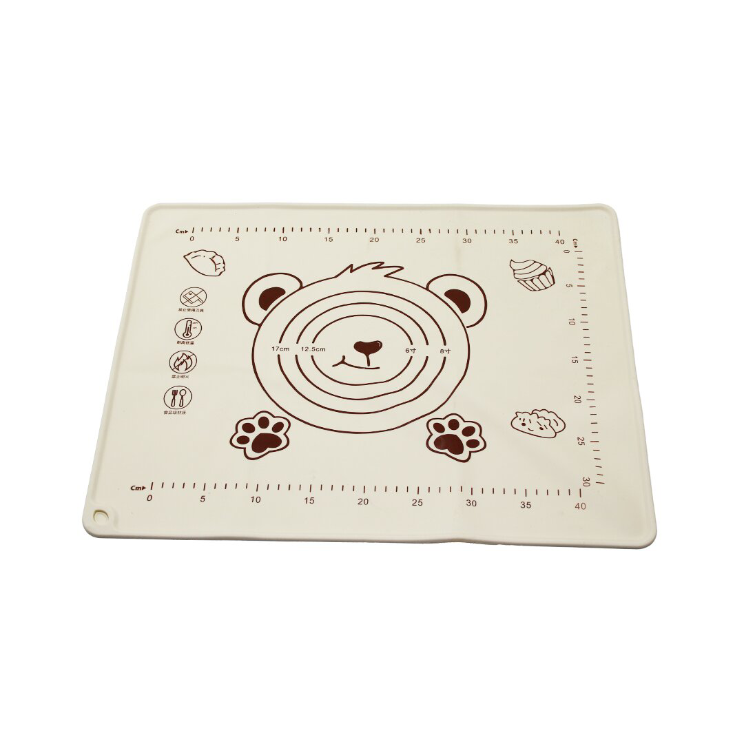 DİKDÖRTGEN  40X50CM  RENKLİ SİLİKON  HAMUR MATI  ÖLÇEK ÇİZİMLİ   