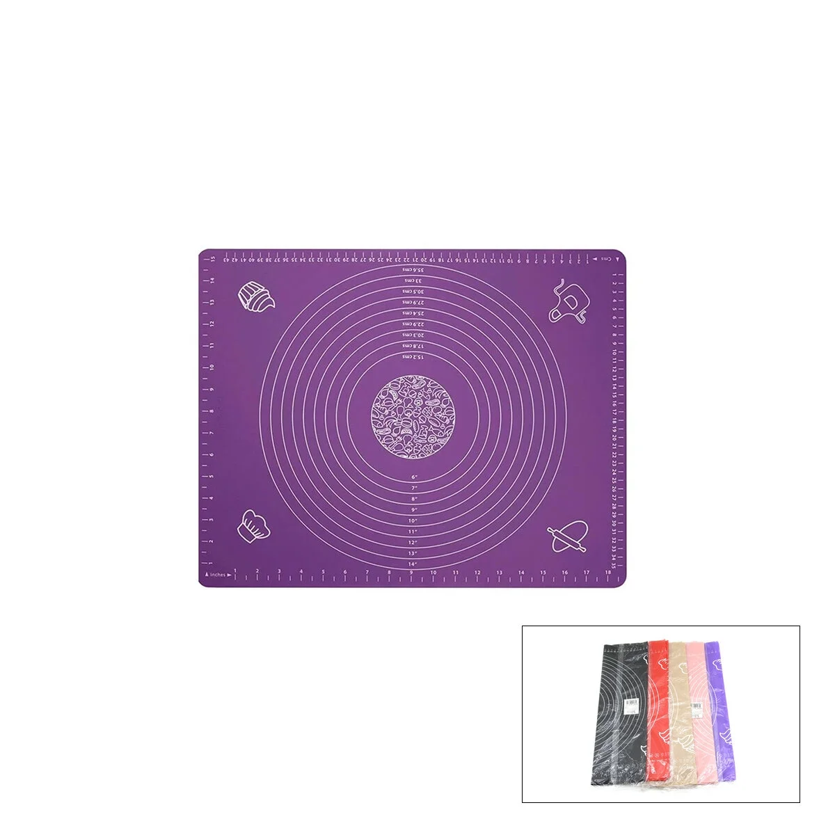 Dikdörtgen 45x65cm Renkli Silikon Hamur Matı Ölçek Çizimli 220gr Herhangi Bir Renk Gönderilir Bx40 Fiyatı, Yorumları ve Özellikleri