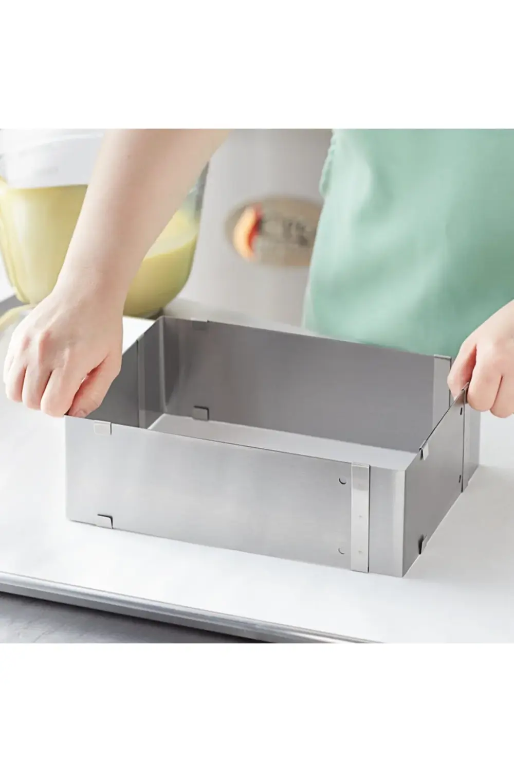 Nar Kalıp Dikdörtgen Ayarlanabilir Kek Kalıbı Model No-001