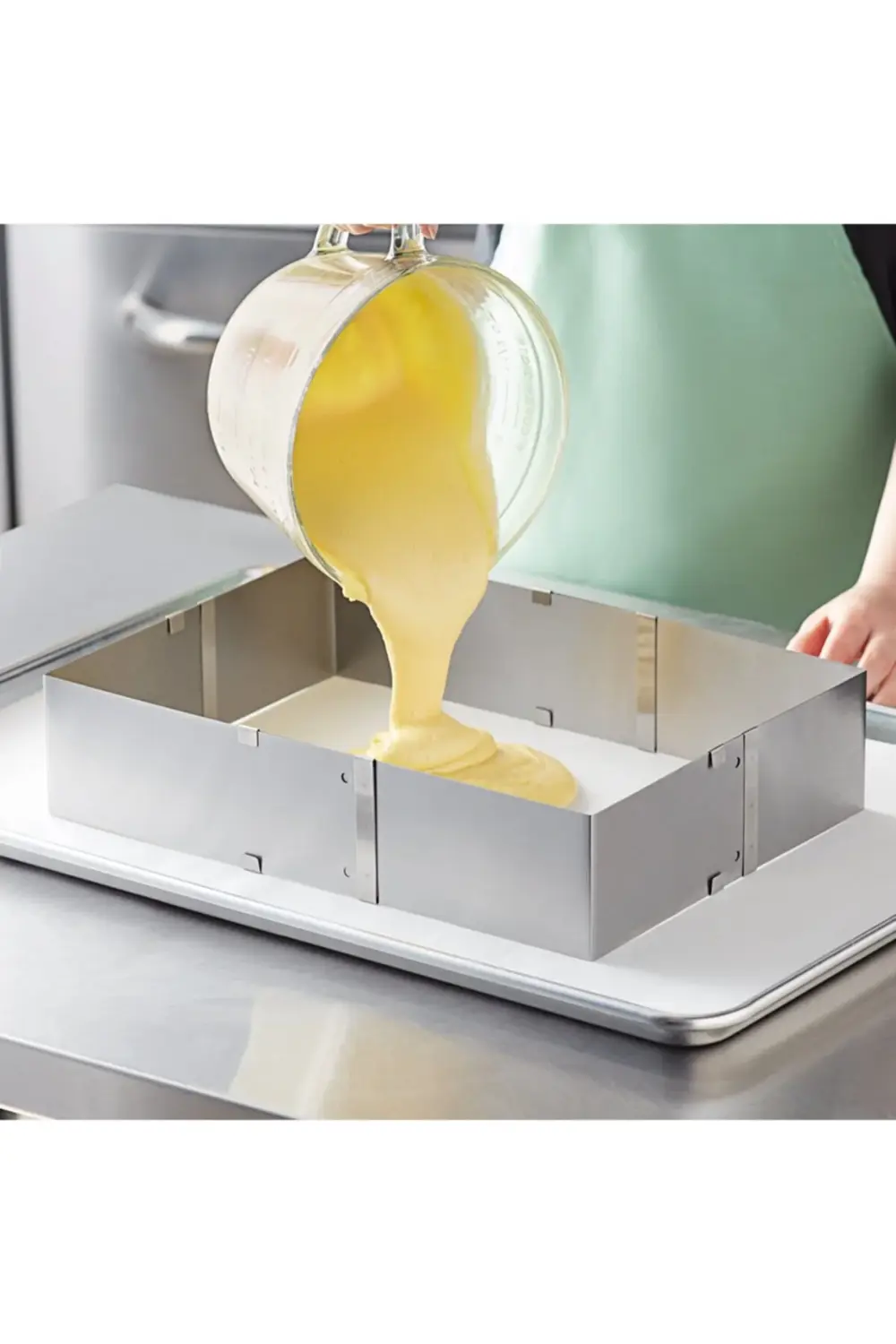 Nar Kalıp Dikdörtgen Ayarlanabilir Kek Kalıbı Model No-001