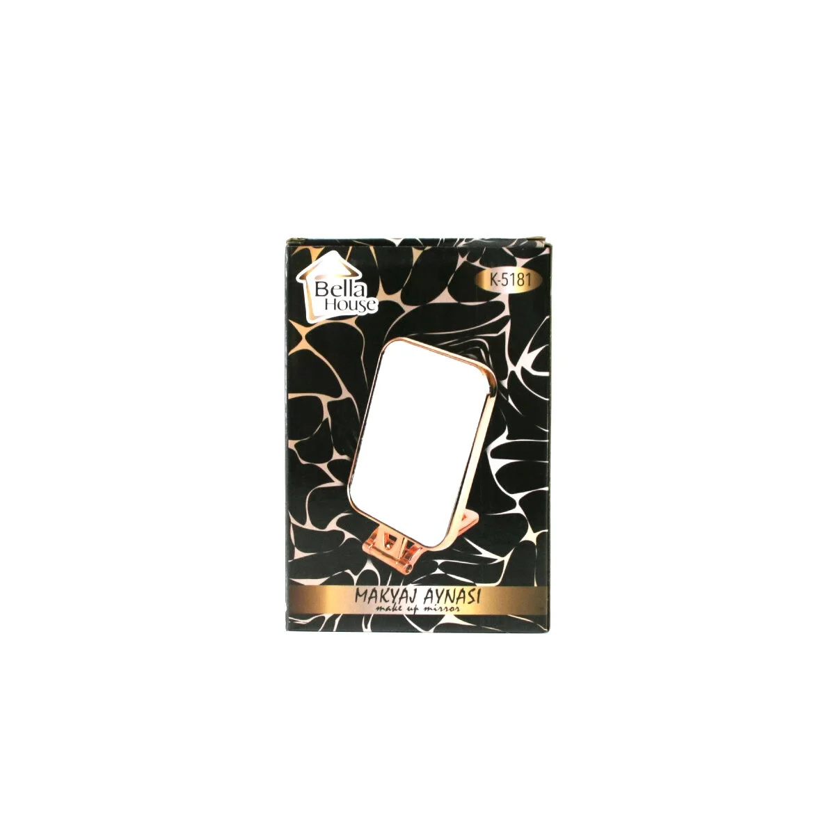 Dikdörtgen - Bakır 15x11.5cm Makyaj Aynası Çift Taraflı Katlanır Ayaklı Bx40 Fiyatı, Yorumları ve Özellikleri