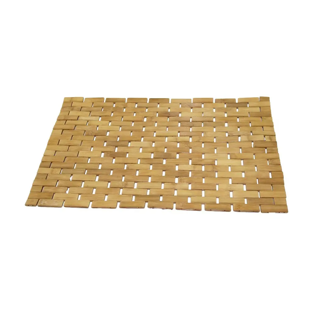 DİKDÖRTGEN - BAMBU KAYDIRMAZ BANYO PASPASI 42X62CM (4741)