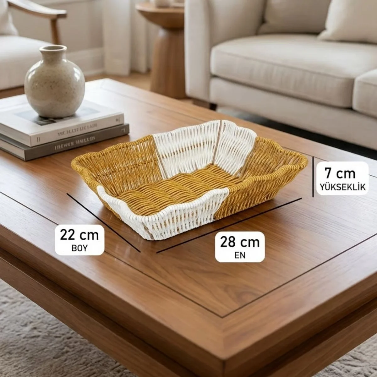 Dikdörtgen Çift Renkli Plastik Rattan Ekmek Ve Meyve Sepeti - Çok Amaçlı Banyo Ve Mutfak Düzenleyici - Yıkanabilir Tezgâh Üstü Organizer Bx40 Dikdörtgen Çift Renkli Plastik Rattan Ekmek Ve Meyve Sepeti - Çok Amaçlı Banyo Ve Mutfak Düzenleyici - Yıkanabilir Tezgâh Üstü Organizer Bx40