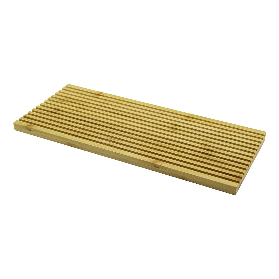 Dikdörtgen Çift Taraflı=düz - Dalgalı Oyuk Kanallı Ahşap Bambu Sunum Tepsi 17x39x1.5cm Bx40 Fiyatı, Yorumları ve Özellikleri