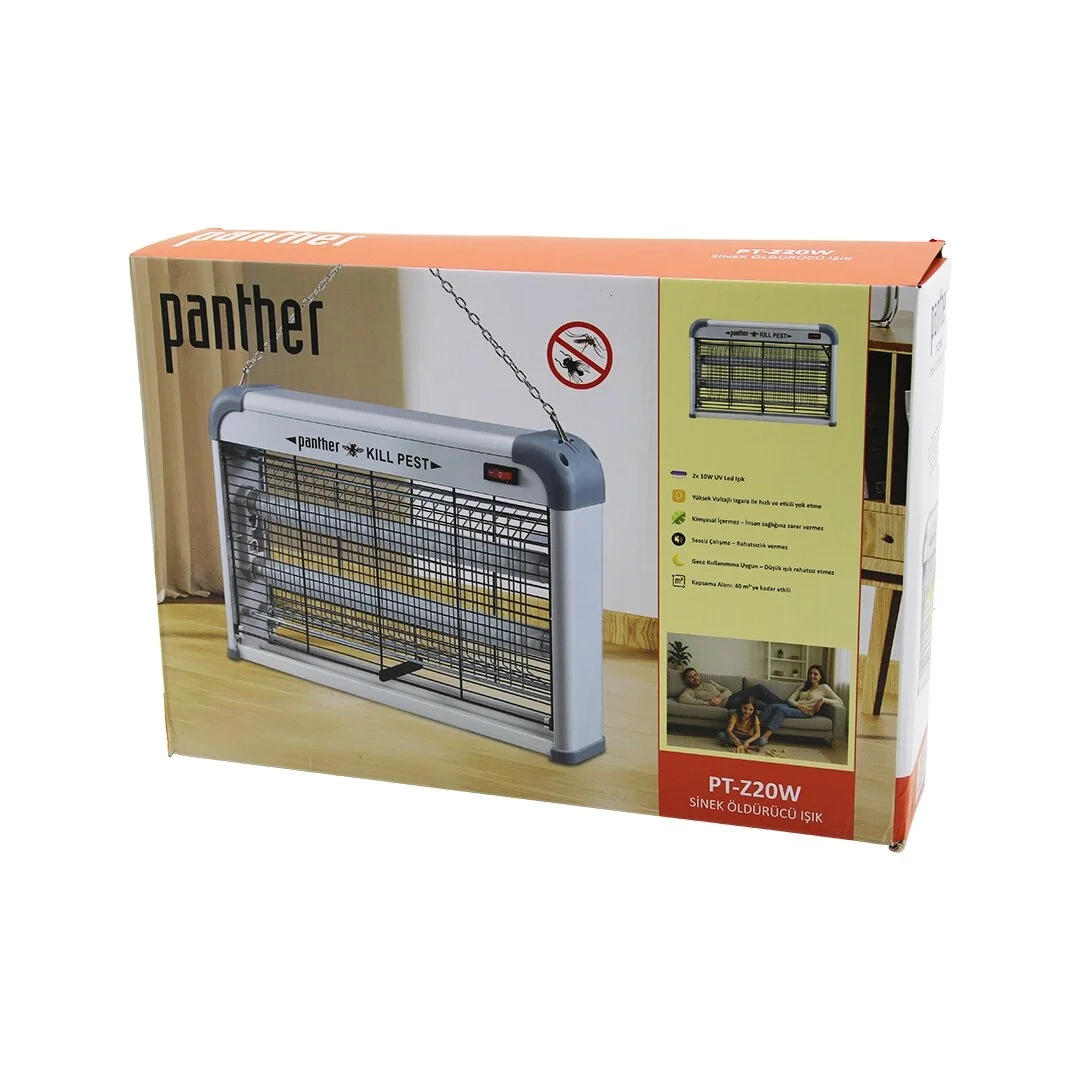 Dikdörtgen Model Sinek Öldürücü Cız Makine 2x10w Masa Üstü - Askı Halkalı Etki=40m 226x38x7cm V Bx40 Fiyatı, Yorumları ve Özellikleri