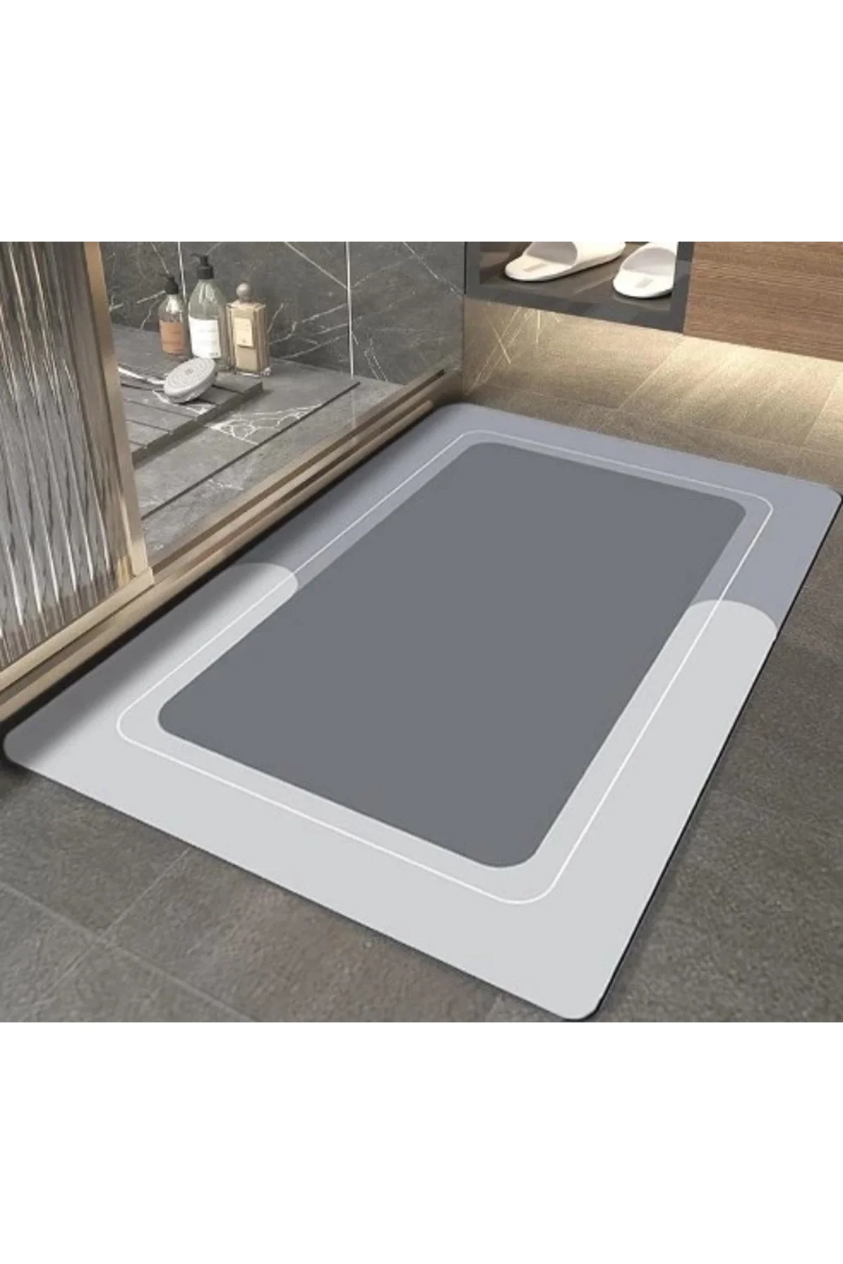 Dikdörtgen Süper Emici Banyo Paspası 38*58 Cm