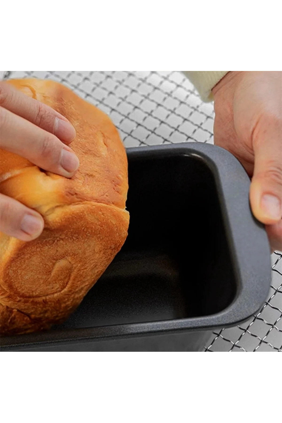 Dikdörtgen Yapışmaz Karbon Baton Ekmek Ve Kek Kalıbı