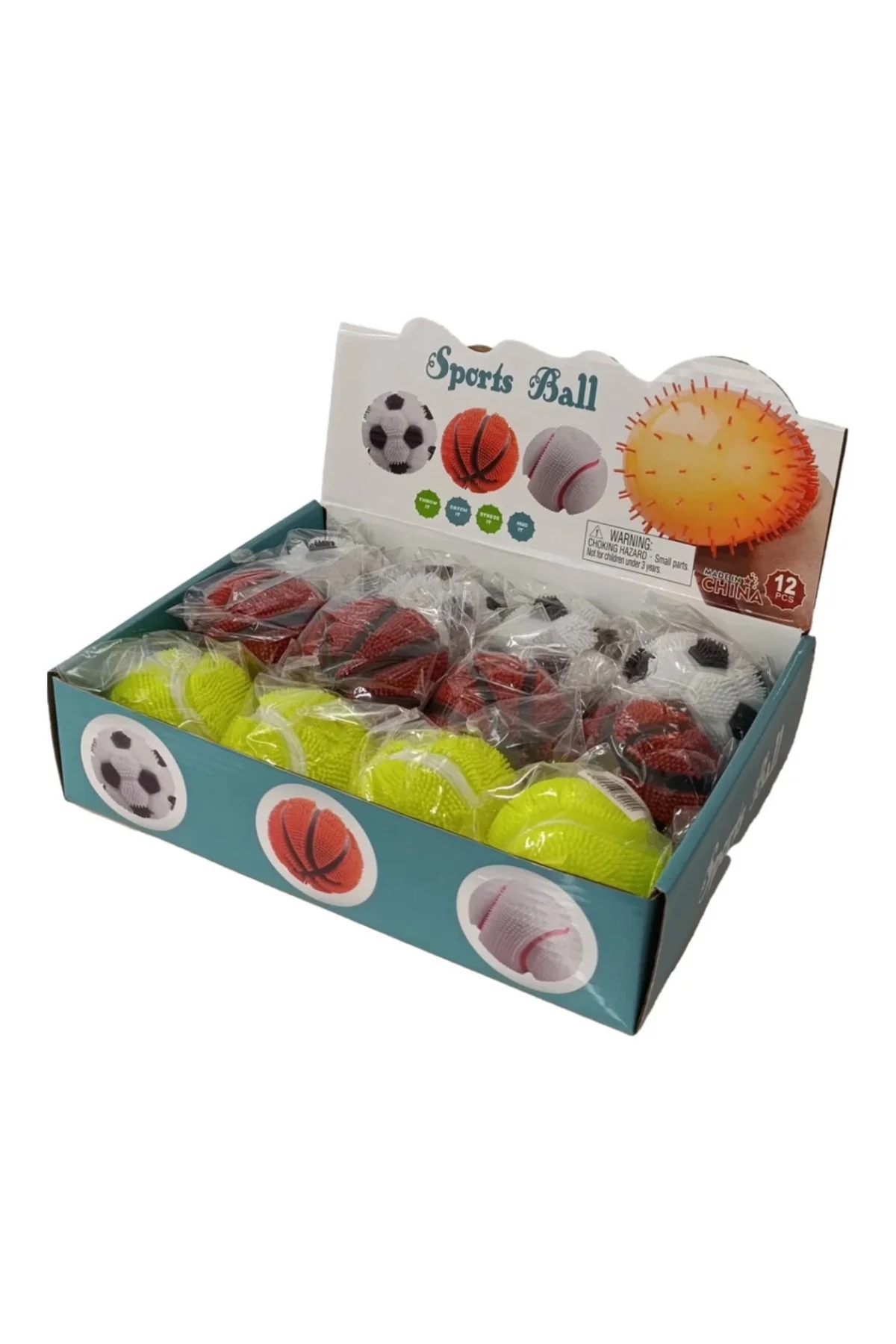 Dikenli Işıklı Çeşitli Top
