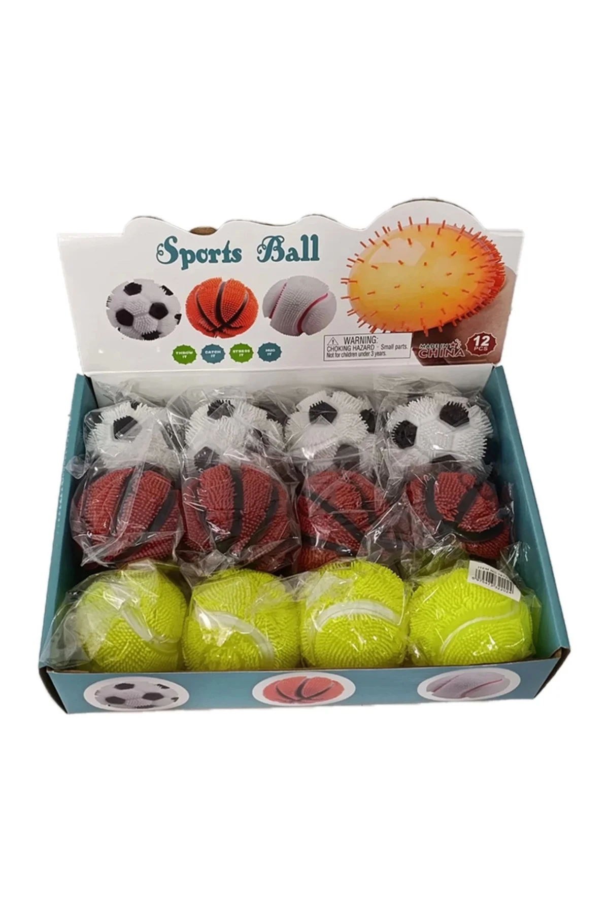 Dikenli Işıklı Çeşitli Top