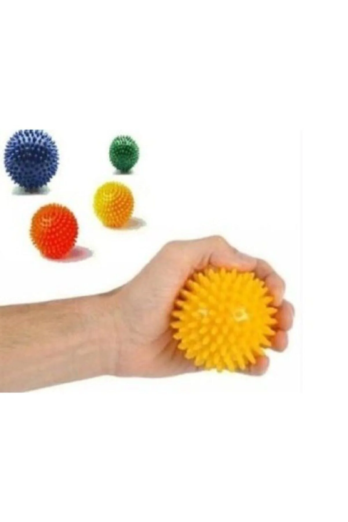 Dikenli Masaj Topu El Parmak Kas Egzersiz Avuç Içi Akupunktur Str