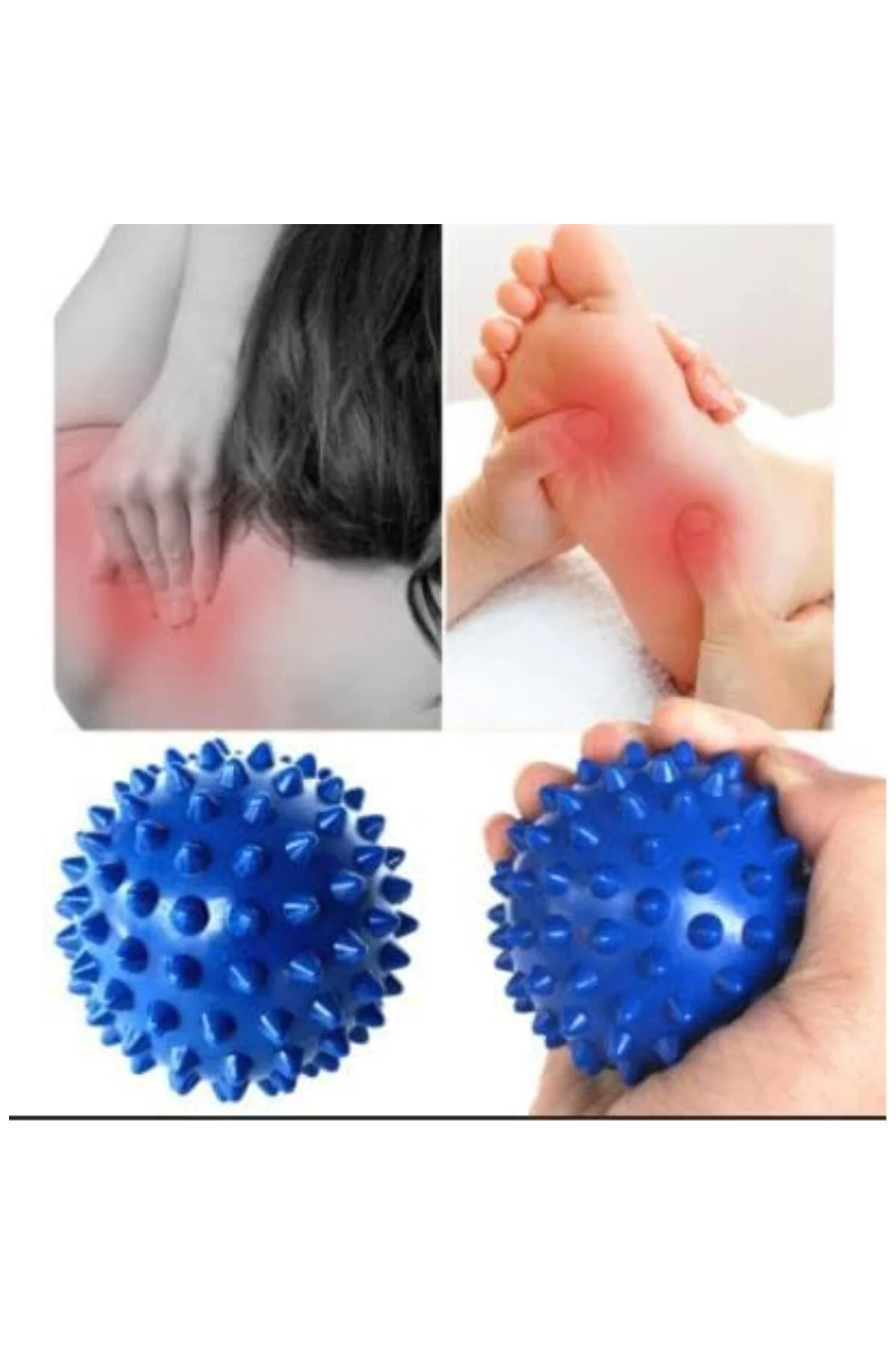 Dikenli Masaj Topu Medikal El Ayak Parmak Rehabilitasyon Massage