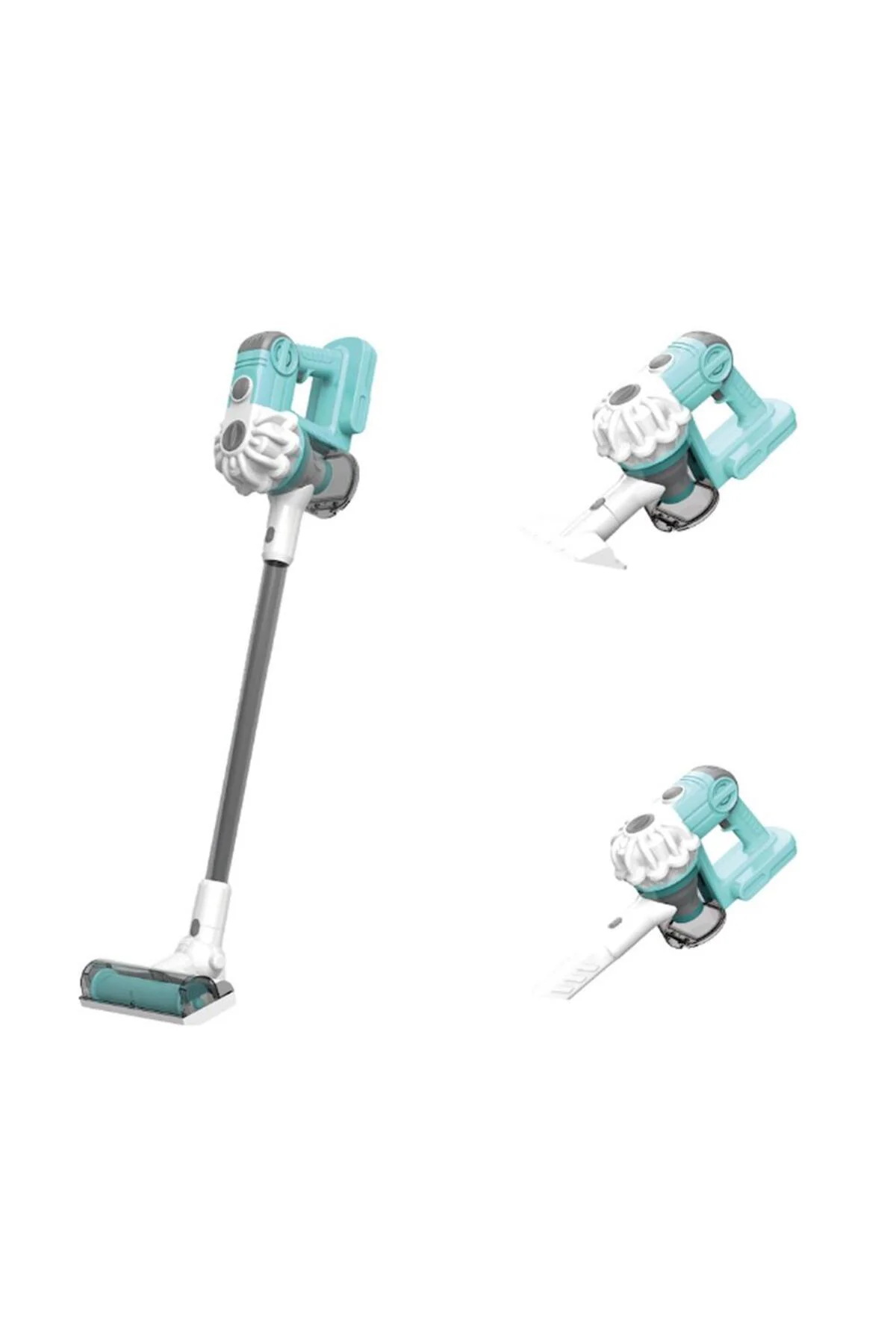 Dikey Elektrik Süpürgesi Yeşil-Gri (3 in1 ) Kapalı Kutu