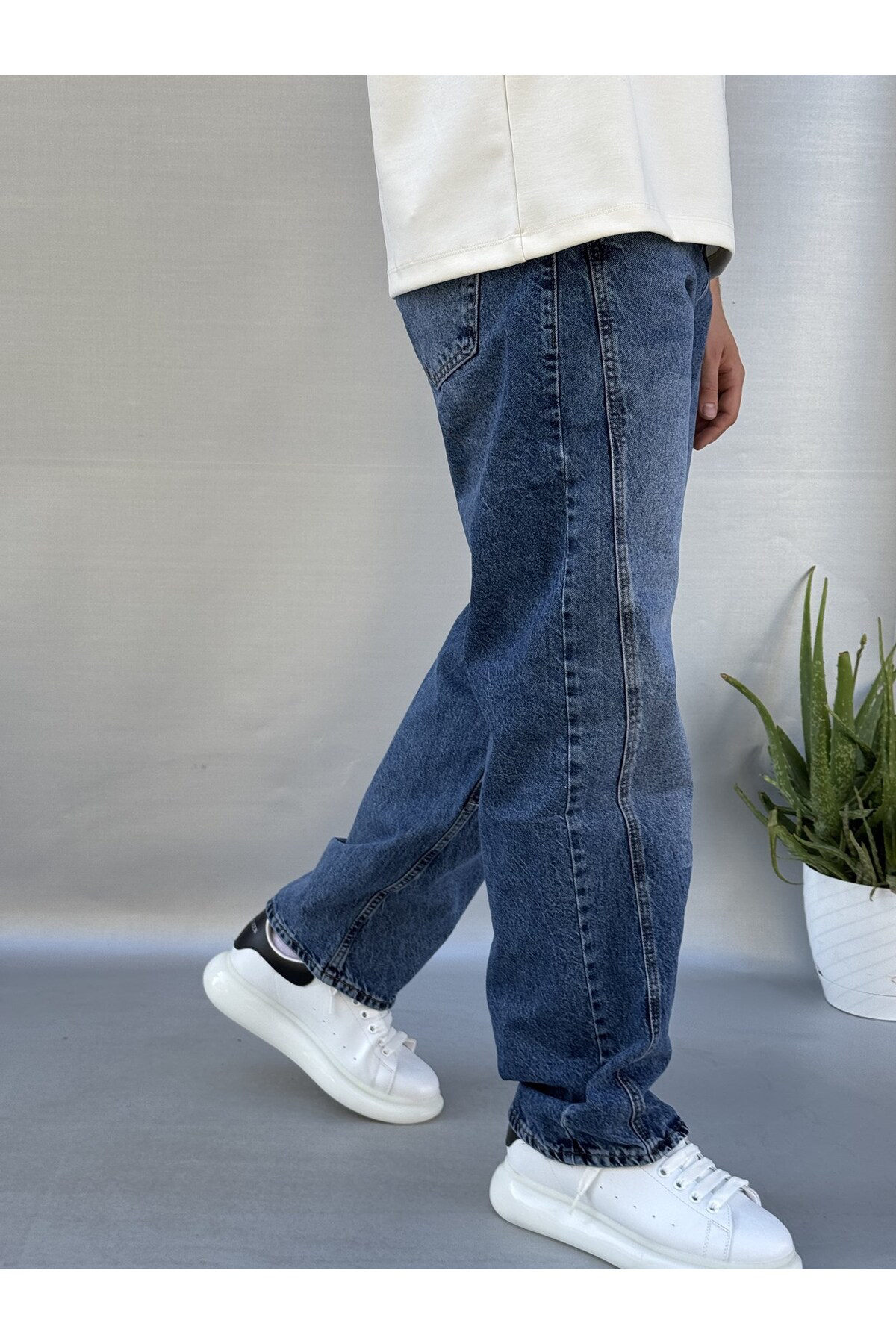 Casualmen32 Dikiş Detayli Relax Baggy Pantolon
