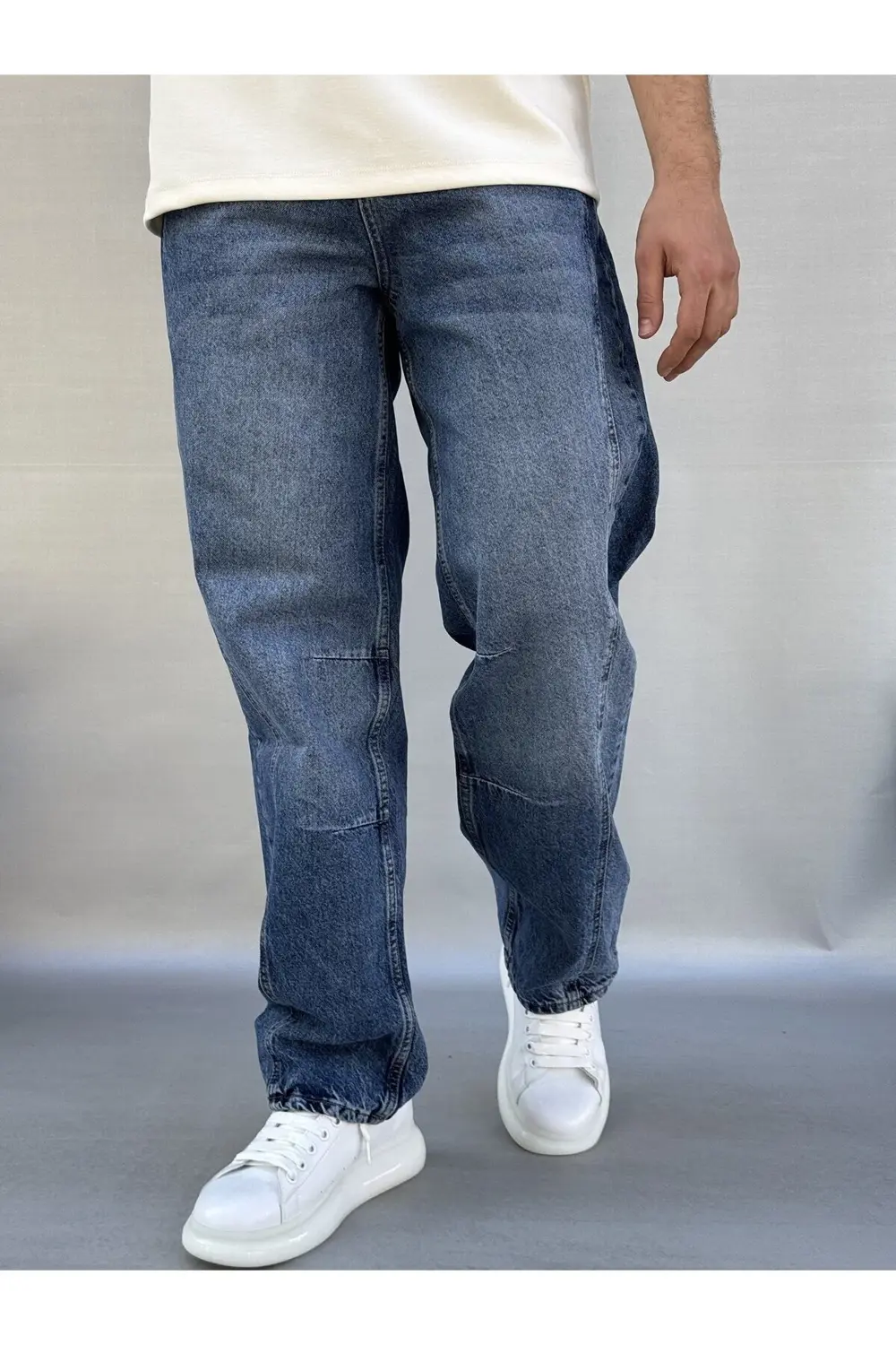 Dikiş Detaylı Relax Baggy Pantolon