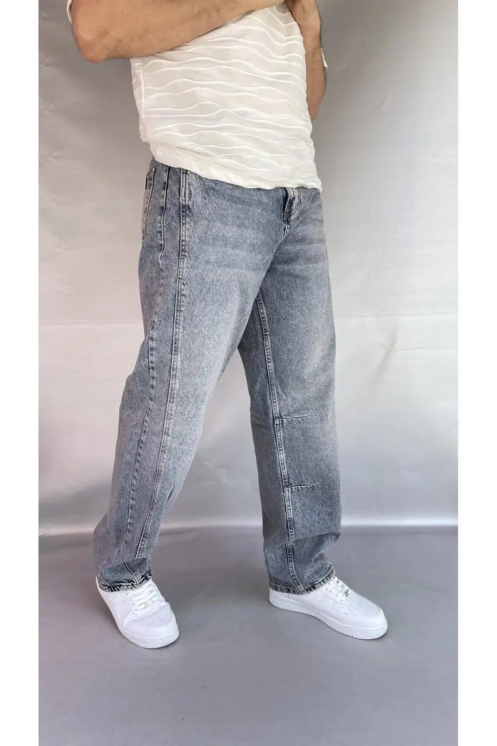 Dikiş Detaylı Relax Baggy Pantolon