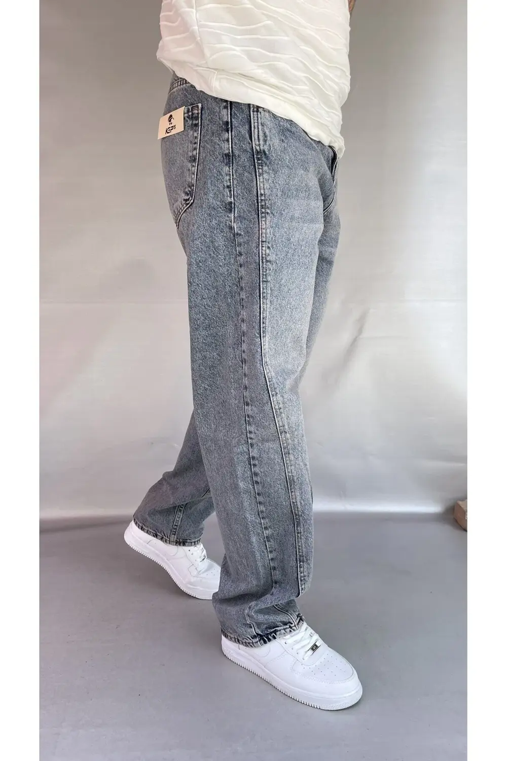 Dikiş Detaylı Relax Baggy Pantolon