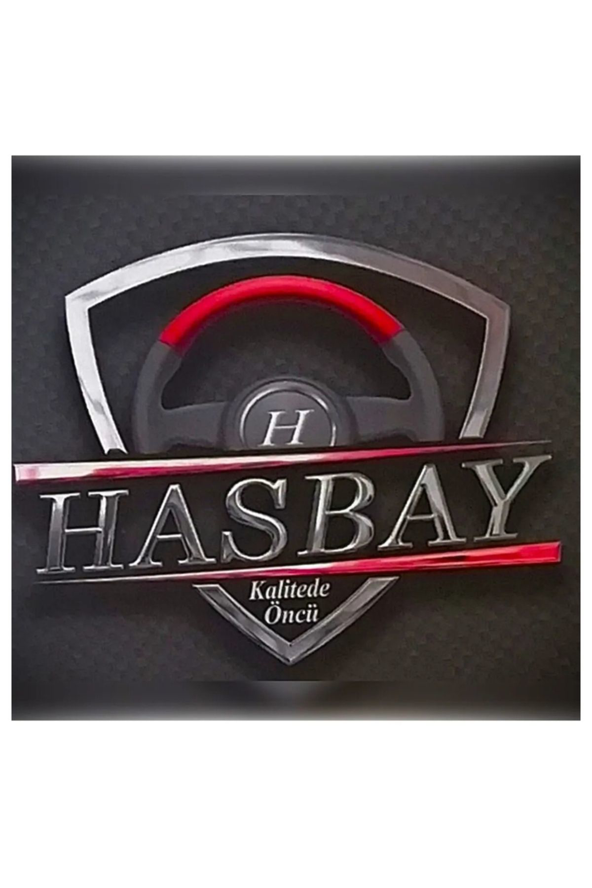Hasbay Dikişli Direksiyon Kilifi Siyah Deri Kirmizi Dikişli Hyundai İ20 