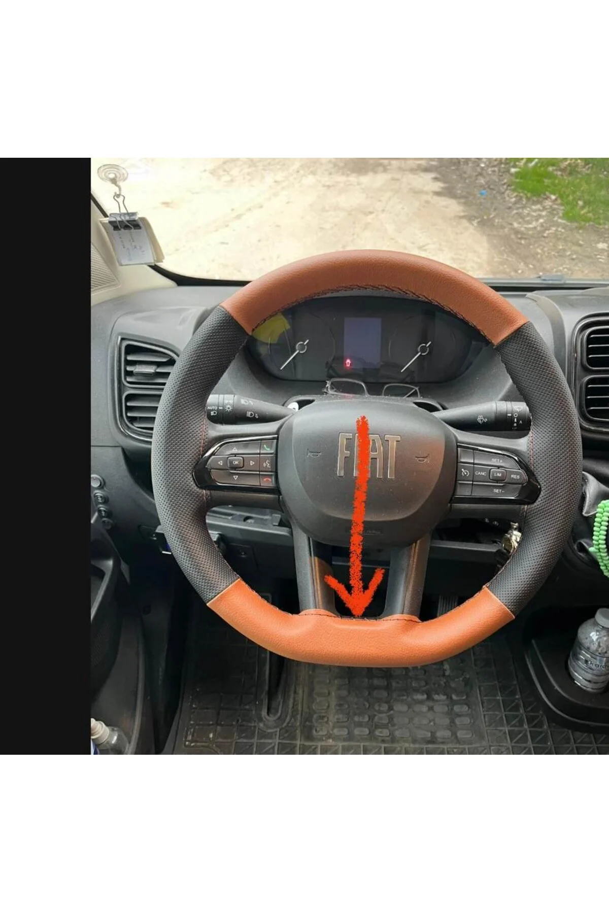 DİKİŞLİ DİREKSİYON KILIFI TABA / NOKTALI DERİ KAHVE DİKİŞLİ F.İAT DİKİŞLİ DİREKSİYON KILIFI TABA / NOKTALI DERİ KAHVE DİKİŞLİ F.İAT