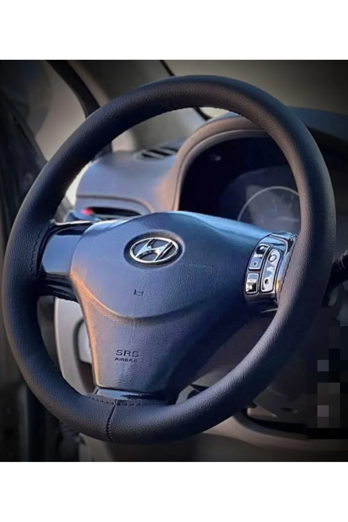 DİKİŞLİ DİREKSİYON KILIFI İTHAL SİYAH DERİ SİYAH DİKİŞLİ HYUNDAİ ERA İÇİN Fiyatı, Yorumları ve Özellikleri