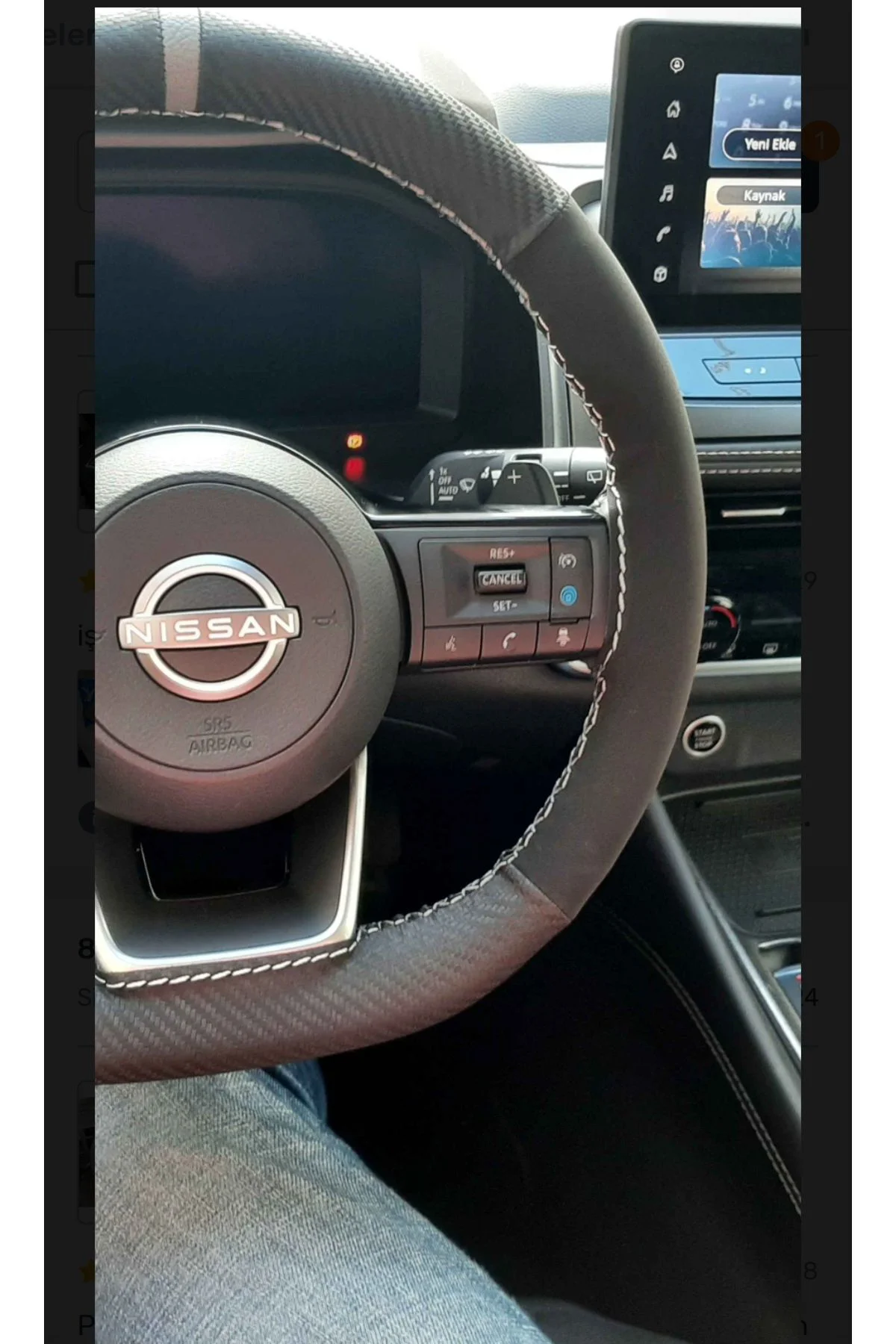DİKİŞLİ DİREKSİYON KILIFI KARBON NUBUK GRİ YÜZÜK GRİ DİKİŞ NİSSAN JUKE İÇİN Uyumlu Fiyatı, Yorumları ve Özellikleri