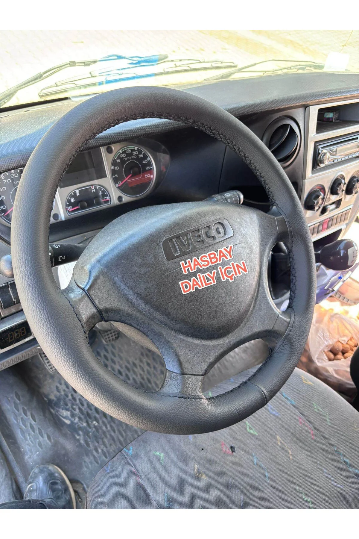 DİKİŞLİ DİREKSİYON KILIFI SİYAH DERİ SİYAH DİKİŞLİ IVECO DAİLY SADECE BU DİREKSİYON İÇİN DİKİŞLİ DİREKSİYON KILIFI SİYAH DERİ SİYAH DİKİŞLİ IVECO DAİLY SADECE BU DİREKSİYON İÇİN