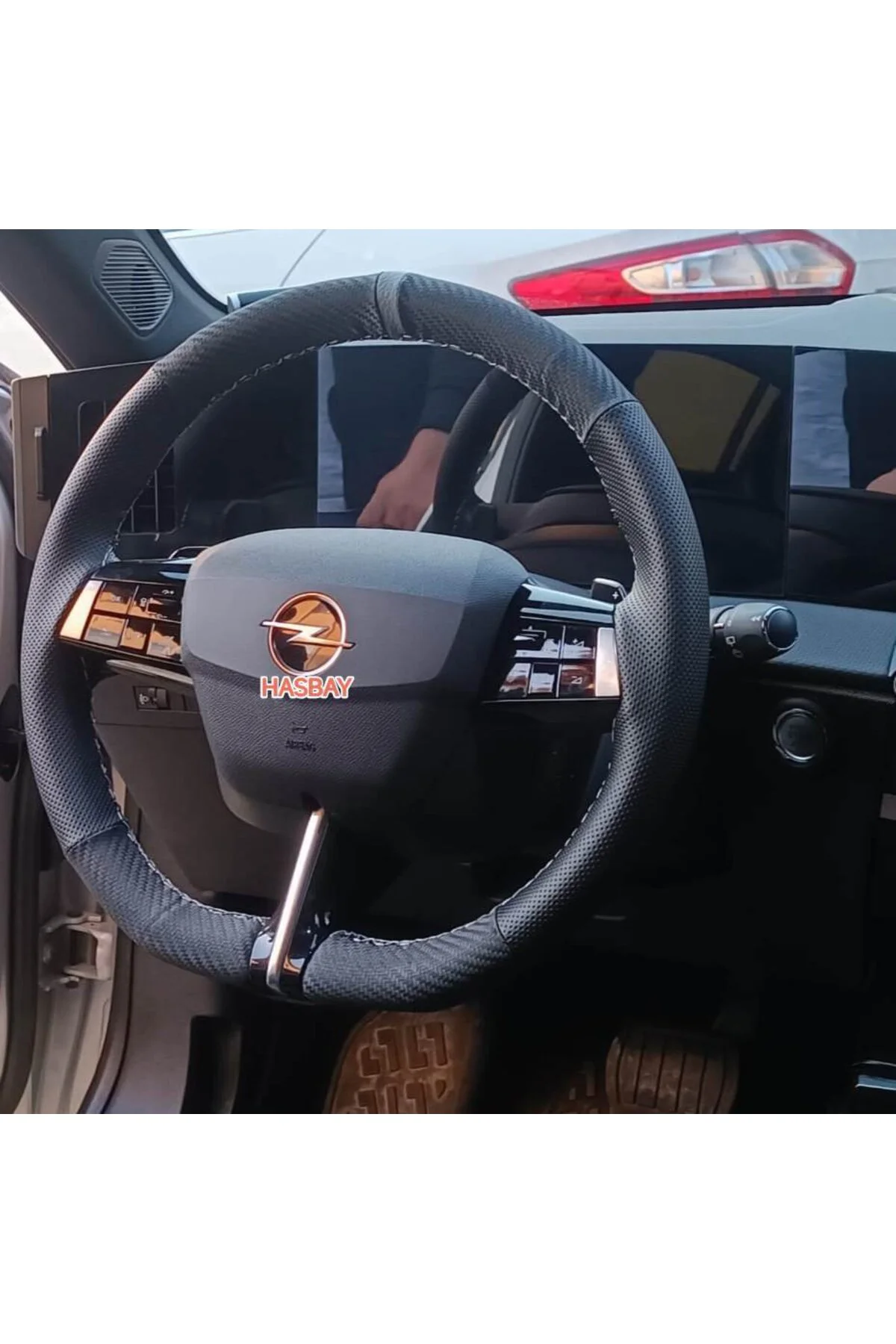 DİKİŞLİ DİREKSİYON KILIFI KARBON NOKTALI DERİ GRİ YÜZÜK GRİ DİKİŞ OPEL ASTRA FRONTERA İÇİN Fiyatı, Yorumları ve Özellikleri