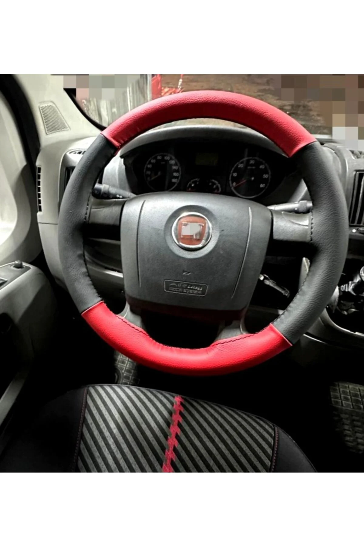 DİKİŞLİ DİREKSİYON KILIFI SİYAH / KIRMIZI DERİ SİYAH DİKİŞLİ F.IAT DUCATO FOTODAKİ İÇİN DİKİŞLİ DİREKSİYON KILIFI SİYAH / KIRMIZI DERİ SİYAH DİKİŞLİ F.IAT DUCATO FOTODAKİ İÇİN