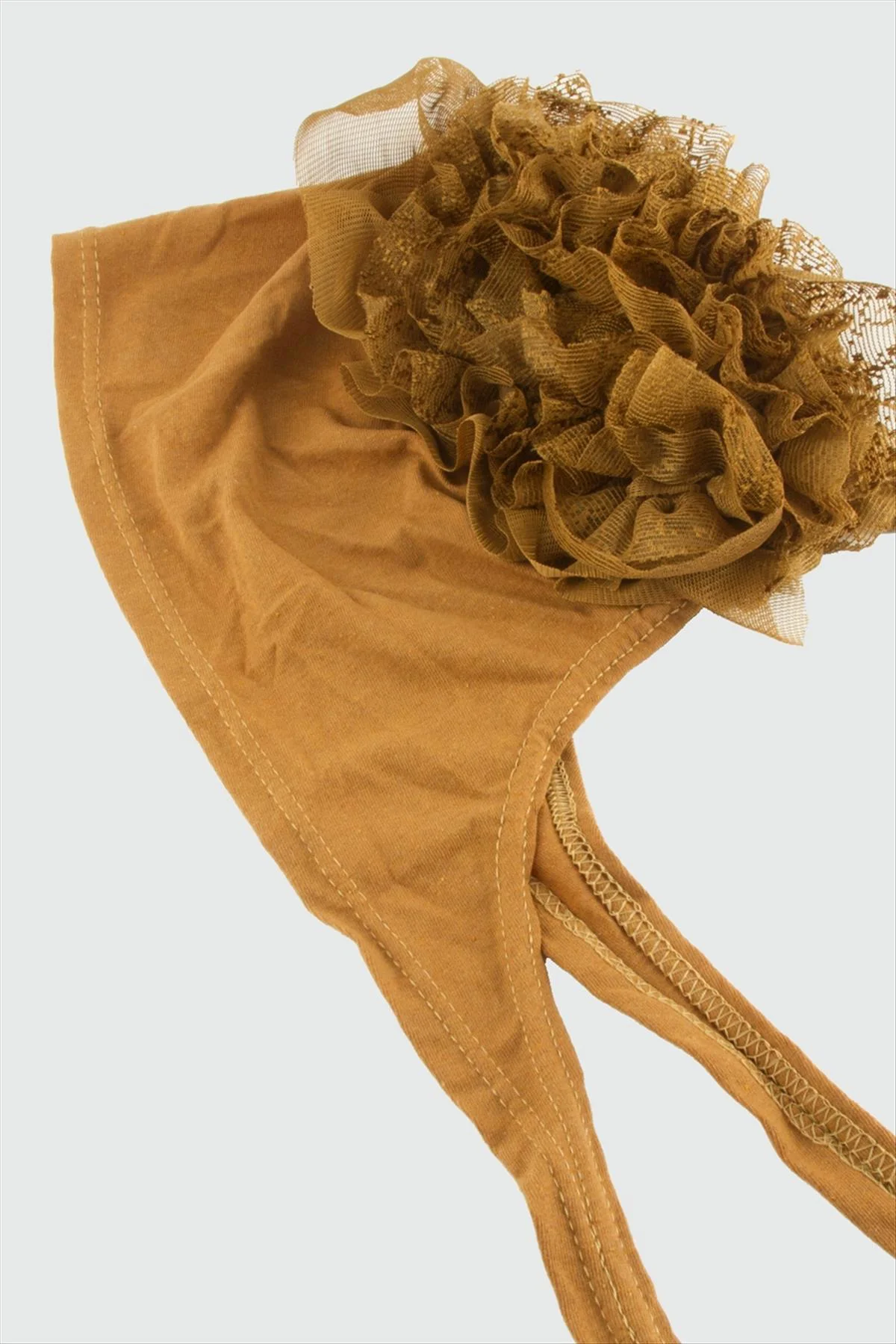 Dikişli Fırfırlı Bone