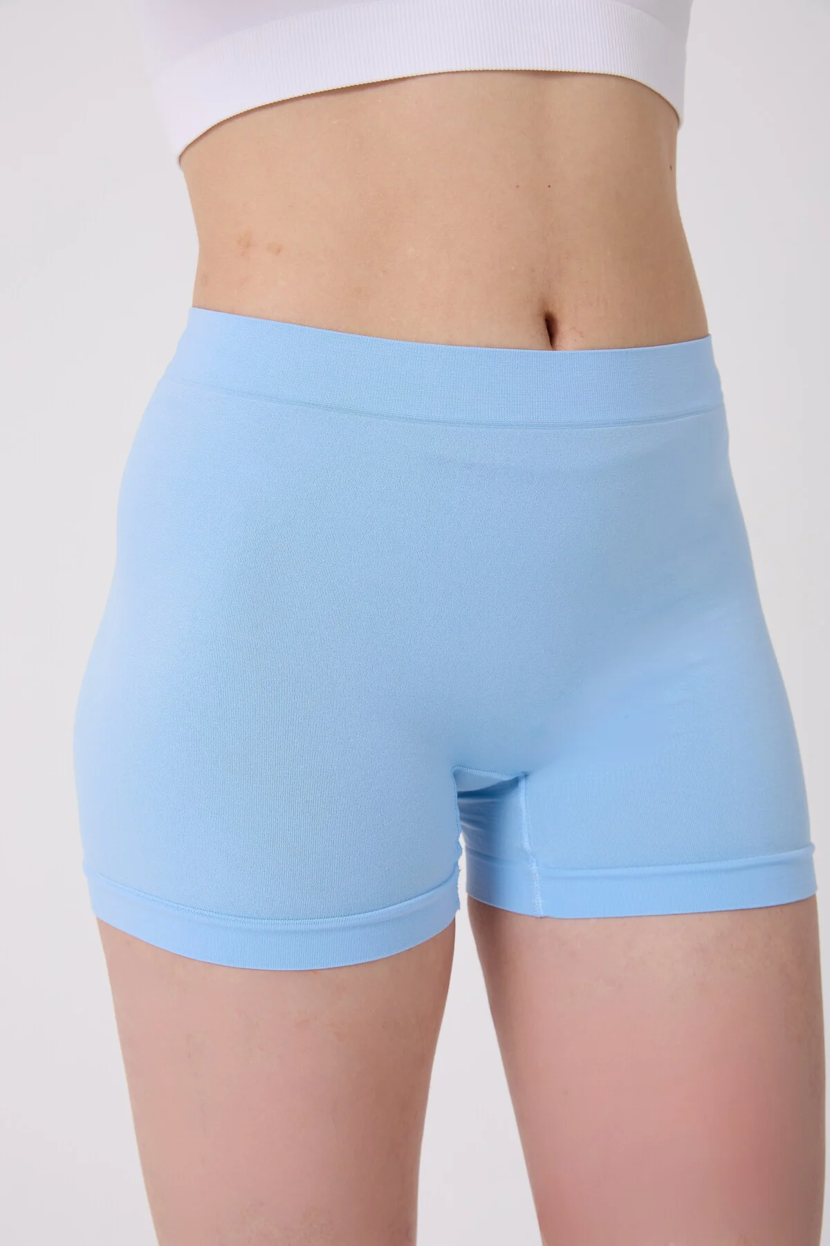Dikişsiz Basic Esnek Kadın Boxer