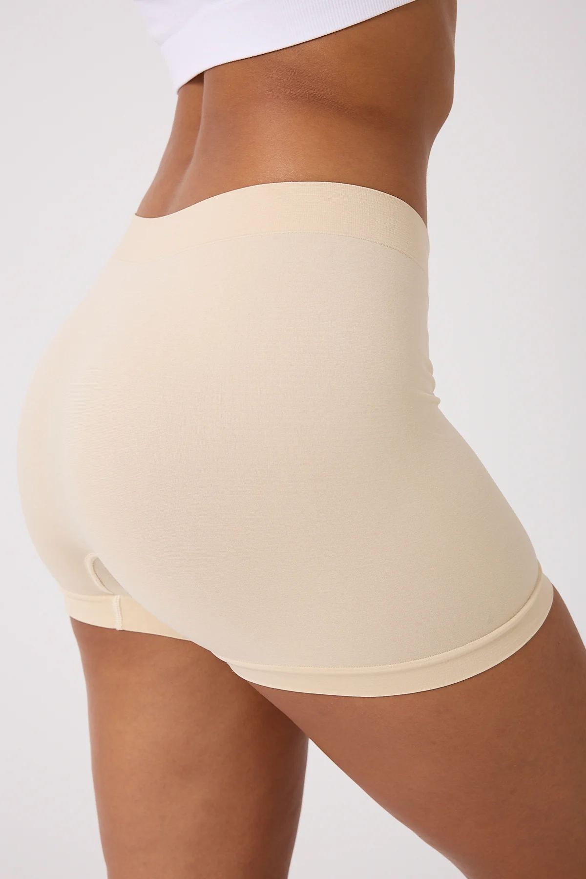 Dikişsiz Basic Esnek Kadın Boxer