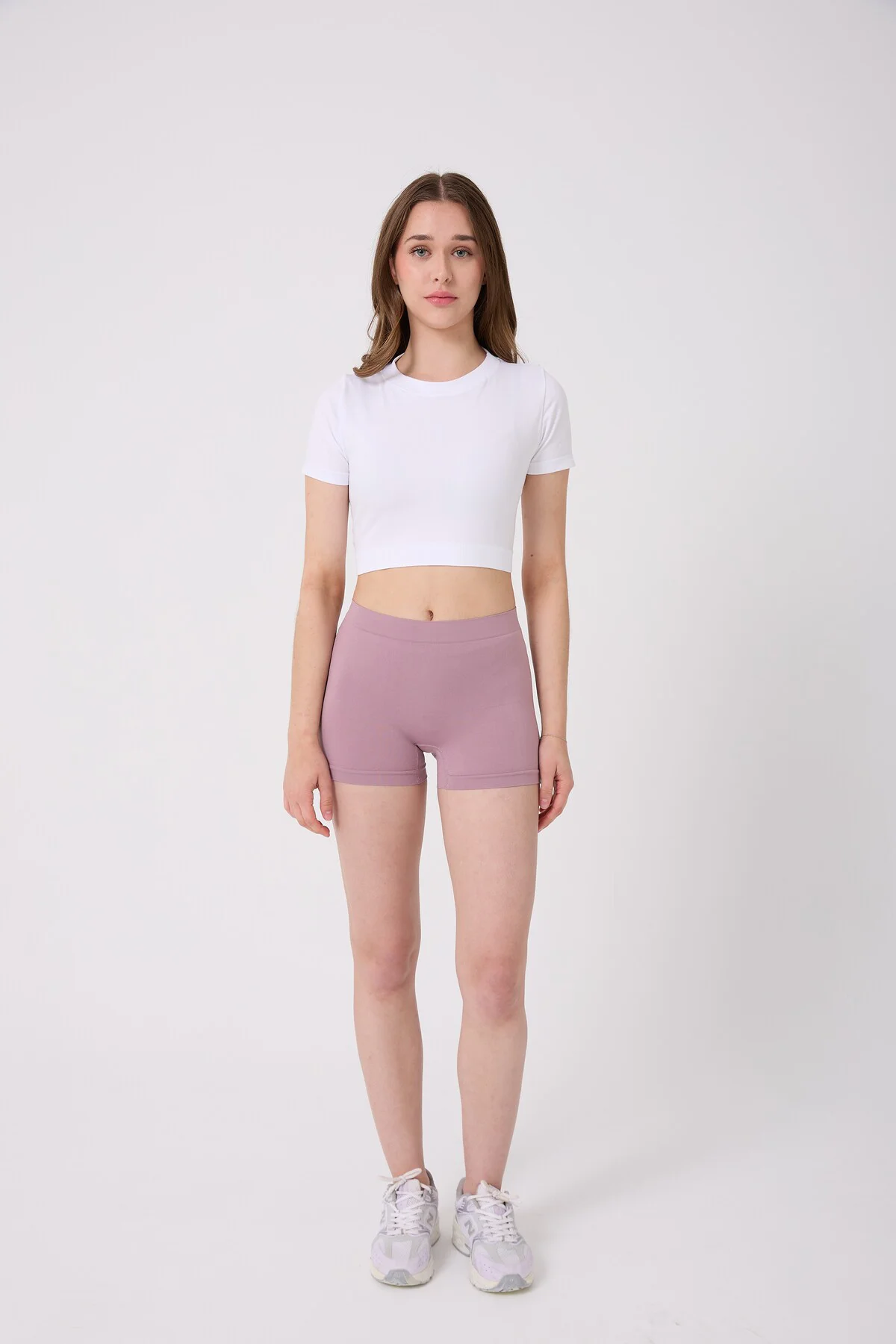 Dikişsiz Basic Esnek Kadın Boxer